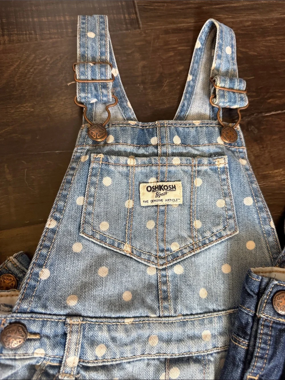 OshKosh B'gosh Girls' Denim Overalls - Blue Variety